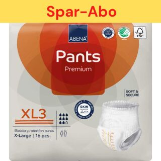 Spar-Abo: Abena Pants XL3 (16 Stk) 1x im Monat