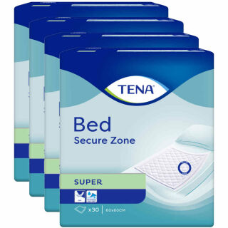 TENA BED Krankenunterlagen Super 60x60 cm (4x30 Stk)