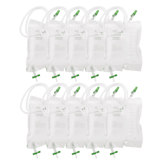 Konticur Bettbeutel 2.000 ml, 110 cm steril mit Ablauf (10x 1 Stk)