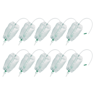 Urimed Bag Plus unsteril Beinbeutel 500 ml, 60 cm (10 x 1 Stk)
